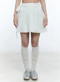 Wrap-Style Balloon Skirt CL530