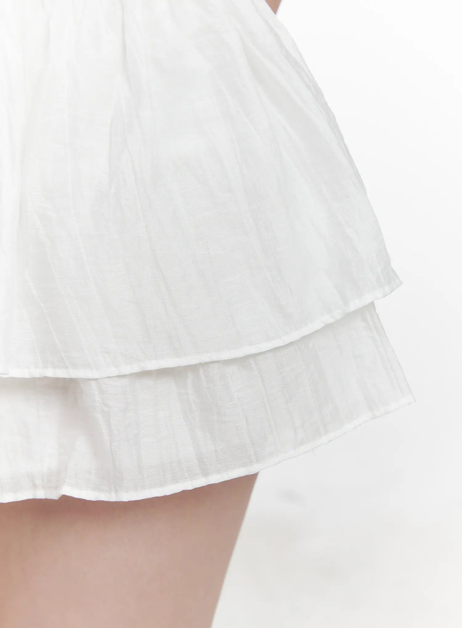 Layered Ruffle Mini Skirt CL523