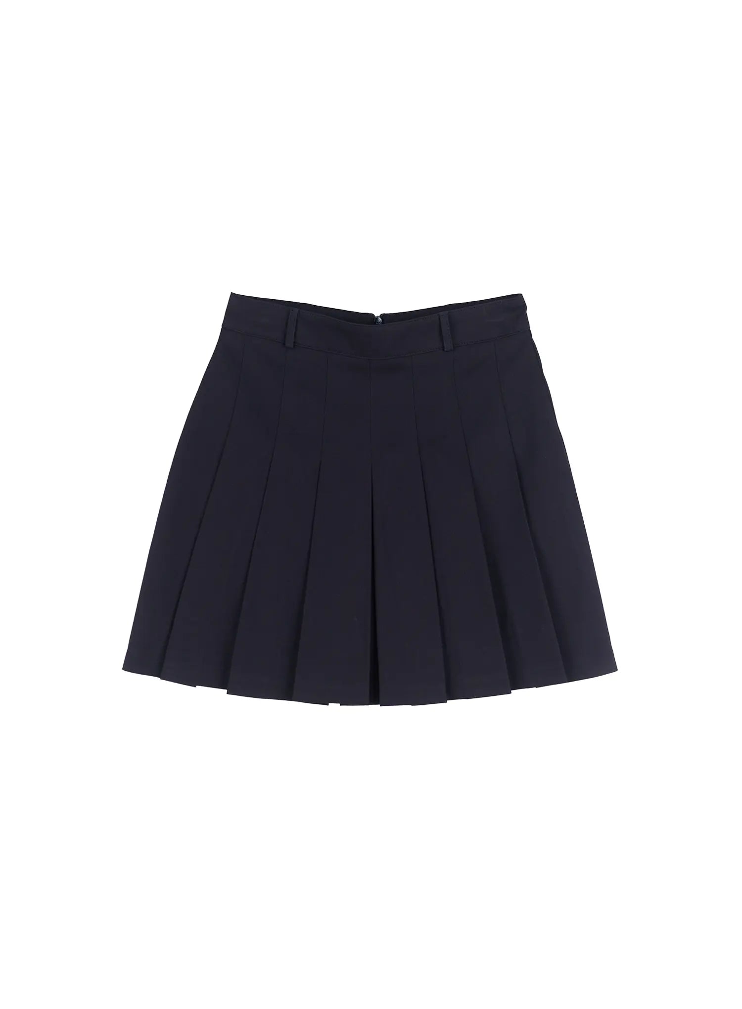 Classic Pleated Mini A-Line Skirt CL524